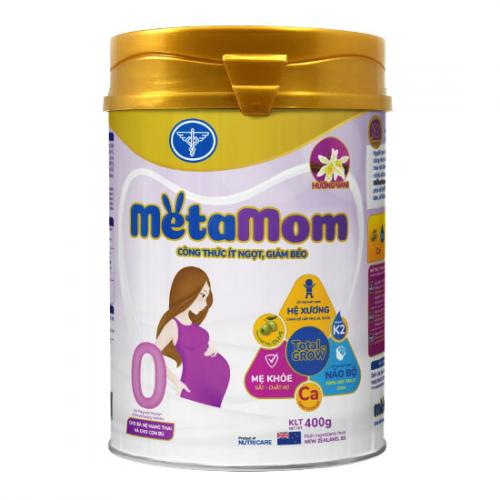 Sữa Bột MetaMom Lon 400gr Hương Vani (Phụ Nữ Có Thai & Cho Con Bú)