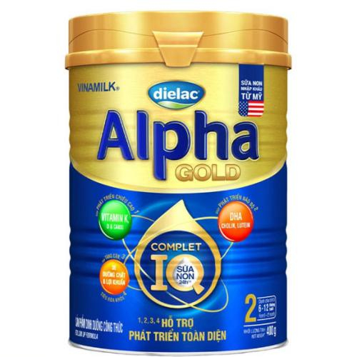 Sữa Bột Dielac Alpha Gold 2 Lon 400gr (6-12 Tháng)