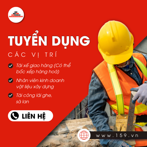 $Tuyển Dụng Nhân Sự Tại Vật Liệu Xây Dựng 159
